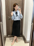 伯德小姐面試半身裙女秋職業(yè)公務(wù)工裝半裙正裝包臀長(cháng)裙a字黑色裙子 XL 曬單實(shí)拍圖