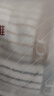 潔麗雅（Grace）毛巾家紡 經(jīng)典條紋系列新疆棉洗臉強吸水面巾二條裝 蘭/棕 曬單實(shí)拍圖