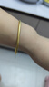 福典豐黃金手鐲女 足金999.9古法傳承素圈閉口手環(huán)金鐲子 實(shí)心手鐲按克 【足金999.9 帶證書(shū)】 20.68克【圈號52-62可選】 曬單實(shí)拍圖