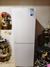 美的（Midea）195兩門(mén)二門(mén)雙開(kāi)門(mén)低噪租房小型家用電冰箱風(fēng)冷無(wú)霜小冰箱MR-195WE不串味以舊換新【國家補貼】 曬單實(shí)拍圖