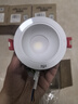雷士（NVC）led筒燈客廳天花燈嵌入式鋁材白色7瓦暖白開孔75-80mm【春華】 曬單實拍圖