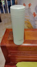 象?。╖O JIRUSHI）保溫杯茶杯附茶葉儲(chǔ)物格AZE男女辦公便攜泡茶水杯七夕情人節(jié)禮物 AZE50-豆綠色 500ml 曬單實(shí)拍圖