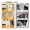 本迪壓圈塑料垃圾桶7L創(chuàng  )意站姿DIY可愛(ài)新奇家用學(xué)生宿舍紙簍垃圾桶 曬單實(shí)拍圖