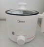 美的（Midea）電煮鍋 宿舍小電鍋 電蒸鍋 學(xué)生寢室一體泡面小火鍋 多功能鍋 XZE1613 1.7L 配蒸籠【國家補貼】 曬單實(shí)拍圖