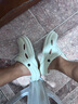 名創(chuàng  )優(yōu)品（MINISO）洞洞鞋男士夏季外穿防滑厚底eva踩屎感涼鞋防臭海邊沙灘包頭拖鞋 曬單實(shí)拍圖