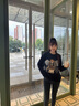 Teenie Weenie小熊女裝針織衫2025秋季新款菱形格提花合身圓領(lǐng)毛衣 藏青色 S 曬單實(shí)拍圖