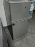 奧克斯小冰箱家用小型迷你冷藏冷凍兩用出租房宿舍用節能省電寢室辦公室電冰箱 【升級凈化去味】30A146DW銀【節能省電】 曬單實(shí)拍圖