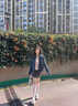 芭芙達妮牛仔小香風(fēng)外套女裝春季寬松小眾肌理感立領(lǐng)藍色夾克百搭氣質(zhì)上衣 牛仔藍 M 曬單實(shí)拍圖