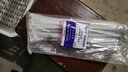 CHS 長(cháng)虹塑料可退式扎帶8*300 可松式綁線(xiàn)帶 扎帶7.5*300mm 100條/包 白色 曬單實(shí)拍圖