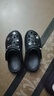 卡駱馳（crocs）經(jīng)典泡芙Clog男女一腳蹬懶人沙灘鞋 CR207521-001 36 曬單實(shí)拍圖