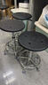 金扎特（ESD）J01防靜電凳子升降旋轉椅子工廠(chǎng)車(chē)間流水線(xiàn)學(xué)校實(shí)驗室醫院圓凳 J01電鍍圈腳+腳釘（高42-55cm） 曬單實(shí)拍圖