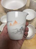紀詩哲茶杯功夫茶具套裝白玉陶瓷主人杯2025新款辦公會客用品茶碗羊脂玉 羊脂玉茶具套裝禮盒款 13頭 曬單實拍圖