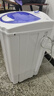 小鴨5.5kg脫水機 迷你半自動(dòng)單筒甩干機 小型家用出租房甩干桶干衣機T55-108 T55-108 曬單實(shí)拍圖