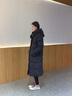 波司登（BOSIDENG）25新款90鵝絨羽絨服女長(cháng)款經(jīng)典商務(wù)連帽寬松保暖外套B250244174 黑色8056 M 165/88A 體重約110-120斤 曬單實(shí)拍圖