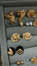 周生生黃金耳釘 足金玫瑰花耳飾女 金飾珠寶 78715E 定價(jià) 曬單實(shí)拍圖
