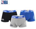 NBA男士內(nèi)褲球隊款夏季平角中腰棉質(zhì)四角內(nèi)褲男式短褲頭球迷禮品3條 曬單實拍圖