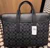 蔻馳（COACH）【品牌直供】七夕禮物男士SULLIVAN大號公文包炭黑色CZ402QBMI5 曬單實拍圖