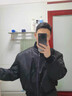 SUSTYLE國際一線(xiàn)品牌Bomber復古MA1飛行夾克翻領(lǐng)寬松棉服cleanfti外套男 黑/棕 2XL  160-180斤 曬單實(shí)拍圖