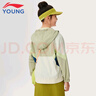 李寧童裝兒童運動(dòng)外套男女小大童拼接擋風(fēng)寬松連帽風(fēng)衣130YFDV181-2 曬單實(shí)拍圖