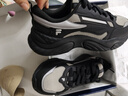FILA FUSION斐樂(lè )潮牌CONCH DX機能潮鞋男秋新款海螺鞋跑步鞋 黑/銀器灰-BS 41 曬單實(shí)拍圖