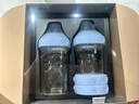 HEGEN海格恩奶瓶新生兒禮盒初乳寶盒防脹氣寬口徑嬰兒0-6個(gè)月禮盒送禮 60ml新生兒奶瓶+ 小禮盒（白） 曬單實(shí)拍圖