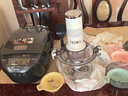 膳魔師（THERMOS）絞肉機家用輔食機料理攪拌機嬰兒多功能和面一體機電動(dòng)絞餡機全自動(dòng)餃子肉餡打蒜器攪肉機 【全家頂配版】白色 2.5L 曬單實(shí)拍圖