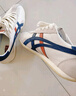 Onitsuka Tiger鬼塚虎男鞋 慢跑鞋透氣輕便男女款運動(dòng)休閑鞋RUNSPARK 白色/藏青色(1183B480-107) 36 曬單實(shí)拍圖