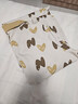 安之伴【巨柔軟】睡衣女春秋膚感棉長袖套裝女士家居服外穿 乳黃色 L 曬單實拍圖