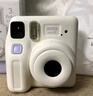 富士instax miniSE 一次成像拍立得相機 旅行 智能 拍照 禮物 白色 套餐1：官配內容+白邊20張+束口袋 曬單實(shí)拍圖