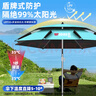 沃鼎釣魚(yú)傘2025新款防曬不銹鋼大釣傘加固加厚戶外露營(yíng)遮陽(yáng)雨傘沙灘傘 曬單實(shí)拍圖