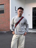 Ralph Lauren美國保羅純色長袖t恤男秋季新款圓領(lǐng)小標(biāo)刺繡大碼白色T恤男 白色 BLCT-小標(biāo) S 建議(100-125斤 曬單實拍圖