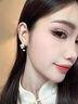 伊燦微鑲水鉆仿珍珠耳釘女2025年新款爆款耳環(huán)小眾設計高級感氣質(zhì)耳飾 微鑲水鉆珍珠耳釘女 曬單實拍圖