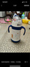 膳魔師（THERMOS）兒童水杯316l不銹鋼保溫杯寶寶水杯小學(xué)生吸管杯耐磨防摔可斜跨 麒麟 320ml（帶把手） 曬單實(shí)拍圖