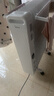 美的（Midea）【白玉】取暖器/電暖器/電暖氣家用/烤火爐/13片大面積/電熱油汀/油酊/電熱器/電熱取暖器HYX22N 曬單實(shí)拍圖