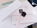 Apple/蘋果 Watch Series 10 智能手表GPS款46毫米玫瑰金色鋁金屬表殼淡桃粉色運動型表帶M/L MX2A3CH/B 曬單實拍圖