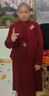 婉荷媽媽婚禮服喜婆婆旗袍高貴氣質(zhì)結婚喜服婚宴裝紅色連衣裙兩件套裝 曬單實(shí)拍圖