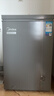 美的（Midea）100升小冰柜家用冷藏冷凍兩用一級能效節能茶葉保鮮柜小型冷柜冰箱BD/BC-100KMF(E)國家補貼 曬單實(shí)拍圖