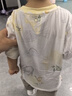 全棉時(shí)代嬰幼童家居服套裝純棉舒適透氣長(cháng)袖圓領(lǐng)打底服 環(huán)游地圖100碼 曬單實(shí)拍圖