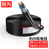 勝為RVV2*1.5平方護套線(xiàn) 國標2芯電源線(xiàn) 監控電源純銅多股銅絲軟護套線(xiàn) 50米 CRV21550 曬單實(shí)拍圖