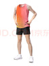 艾倫伯頓跑步套裝男運動(dòng)田徑馬拉松健身衣服速干背心專(zhuān)業(yè)裝備夏季訓練短褲 熒光橙【速干 輕薄 排汗】 XL （120-135斤） 曬單實(shí)拍圖