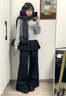 AAISUP灰色短款運動(dòng)收腰連帽衛衣女士2025春秋新款百搭寬松拉鏈開(kāi)衫外套 灰色 M 曬單實(shí)拍圖