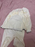 莫代爾睡衣女春秋季長(cháng)袖甜美性感領(lǐng)加大碼200斤夏款家居服套裝 YQM#L618米白 XL 【建議120-140斤】 曬單實(shí)拍圖