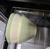 摩登主婦奶油風面碗家用陶瓷拉面碗斗笠碗創(chuàng)意花邊湯碗高顏值面條碗 【6英寸2個裝面碗】奶白+奶綠 曬單實拍圖