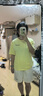 名創(chuàng)優(yōu)品（MINISO）運動套裝女夏季2025年新款純棉短袖小個子休閑夏裝搭配一整套女裝 鵝黃+奶白(幸運愛心) M 160(不褪色不變形) 曬單實拍圖