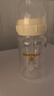 奶瓶寶寶新生兒防嗆奶防脹氣玻璃200ml配母乳S碼+防嗆SS 曬單實(shí)拍圖