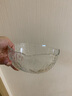 安買(mǎi) 水果蔬菜錘紋玻璃沙拉碗 北歐式ins風(fēng)透明玻璃水果盆AM1340 曬單實(shí)拍圖