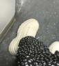 斐樂(lè )（FILA）女鞋帆布鞋LAVA胖胖底厚高底增鞋板鞋帆布鞋休閑鞋 奶白-GD 38 曬單實(shí)拍圖