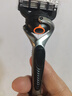 吉列（Gillette）鋒隱5致順剃須刀手動(dòng)刮胡刀頭德國五層刀片男士剃胡須刀適配鋒速5 【1刀架4刀頭+底座】送須泡 曬單實(shí)拍圖
