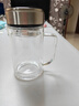 領(lǐng)臣（LINGCHEN）茶杯雙層玻璃水杯大容量泡茶杯子帶把手濾網(wǎng)商務(wù)辦公室行政男士 曬單實(shí)拍圖
