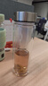 希諾（HEENOOR）抗菌玻璃杯雙層隔熱高檔車(chē)載水杯男2025新款泡茶杯子X(jué)N-9607KT 曬單實(shí)拍圖